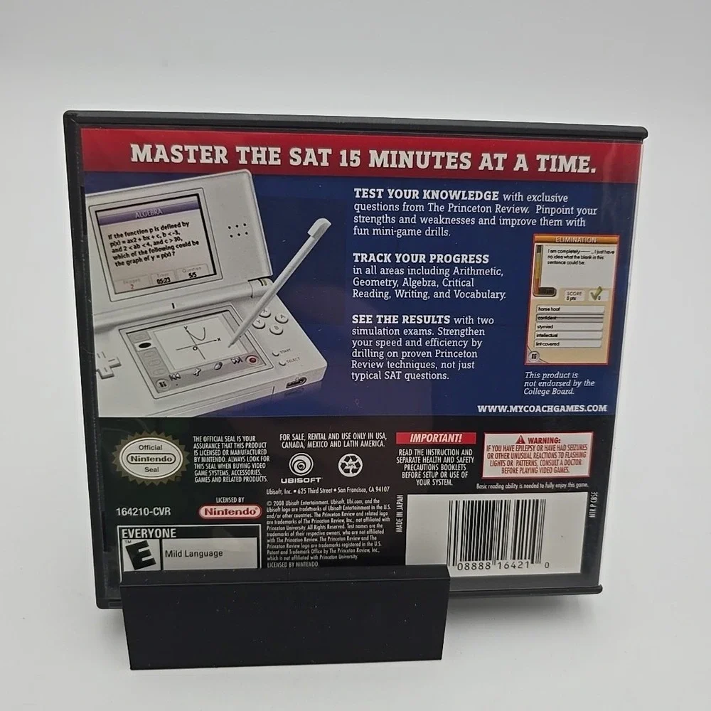 My Sat Coach With The Princeton Review - Complete Nintendo‎ DS